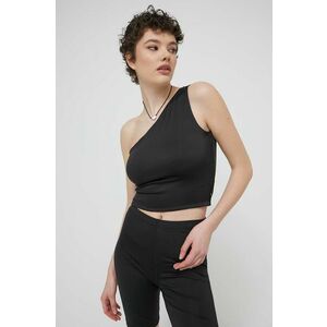 Tommy Jeans top femei, culoarea negru DW0DW17898 imagine