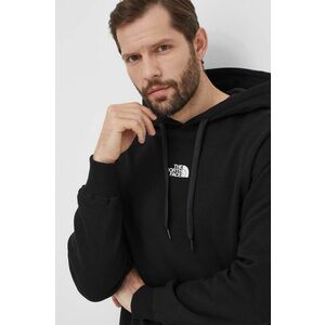 The North Face hanorac de bumbac barbati, culoarea negru, cu glugă, cu imprimeu, NF0A87DBJK31 imagine