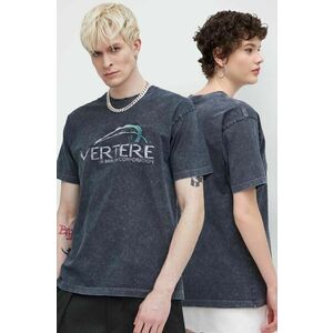 Vertere Berlin tricou din bumbac CORPORATE culoarea gri, cu imprimeu, VER T235 imagine