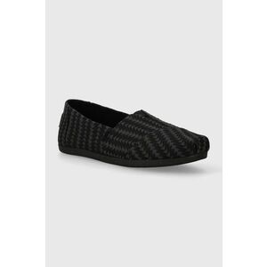 Toms espadrile Alpargata culoarea negru, 10020680 imagine