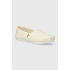 Toms tenisi Alpargata culoarea bej, 10020653 imagine