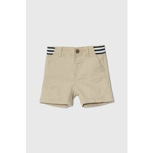 zippy pantaloni scurti bebe culoarea bej, neted, talie reglabila imagine