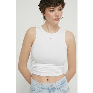 Tommy Jeans top culoarea bej DW0DW17893 imagine