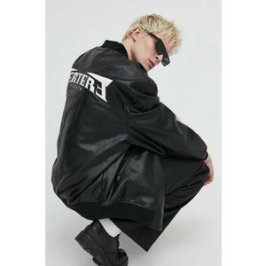 Vertere Berlin geaca bomber barbati, culoarea negru, de tranzitie, VER J33 imagine