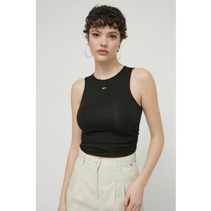 Tommy Jeans top culoarea negru DW0DW17893 imagine