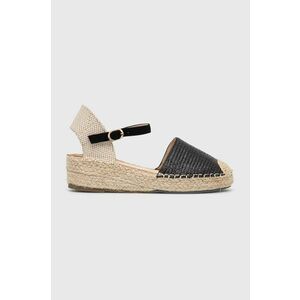 Answear Lab espadrile culoarea negru, cu platforma imagine