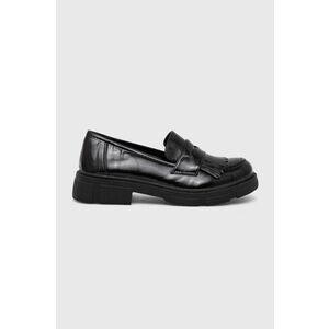 Answear Lab mocasini femei, culoarea negru, cu toc plat imagine