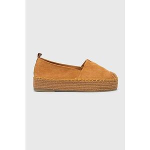 Answear Lab espadrile culoarea maro, cu platforma imagine