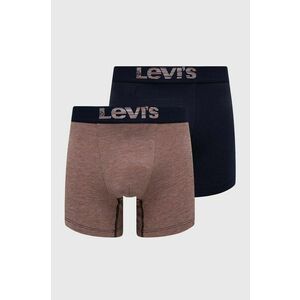 Levi's boxeri 2-pack barbati, culoarea albastru marin imagine