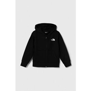 The North Face Hanorac de bumbac pentru copii culoarea negru, cu imprimeu imagine