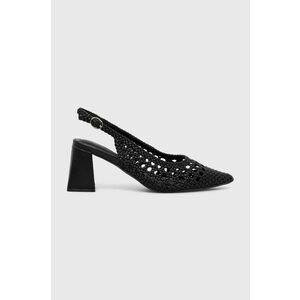 Answear Lab pumps culoarea negru, cu toc drept, cu toc deschis imagine