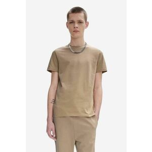 A.P.C. tricou din bumbac A.P.C. T-shirt Jimmy COBQX-H26504 BEIGE culoarea bej, uni COBQX.H26504-WHITE imagine