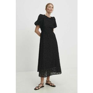 Answear Lab rochie culoarea negru, maxi, evazati imagine