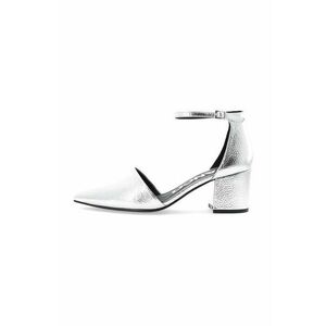 Bianco pumps BIADEVIVED culoarea argintiu, cu toc drept, 11200998 imagine