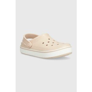 Crocs slapi copii CROCBAND CLEAN CLOG culoarea roz imagine