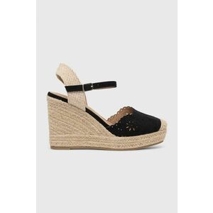 Answear Lab espadrile culoarea negru, cu platforma imagine