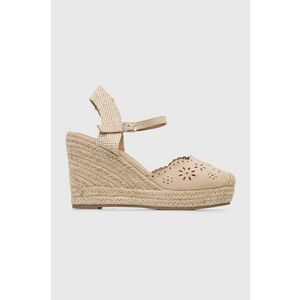 Answear Lab espadrile culoarea bej, cu platforma imagine