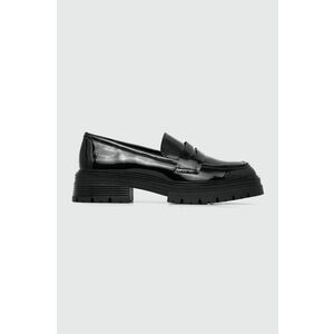 Answear Lab mocasini femei, culoarea negru, cu toc plat imagine