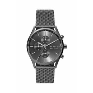 Skagen ceas barbati, culoarea gri imagine