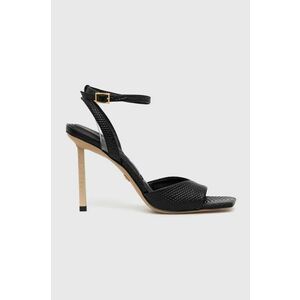 Aldo sandale de piele Lettie culoarea negru, 13743852.Lettie imagine