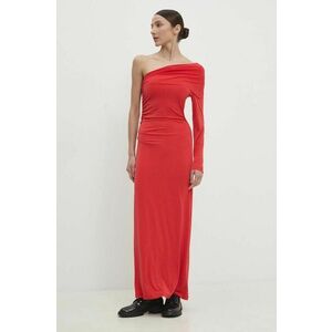 Answear Lab rochie culoarea rosu, maxi, mulata imagine