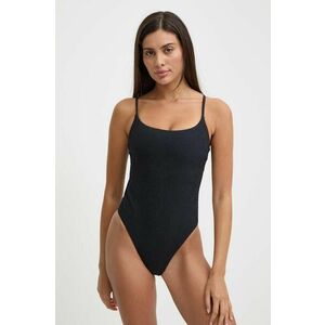 Abercrombie & Fitch costum de baie dintr-o bucată culoarea negru, cupa moale imagine