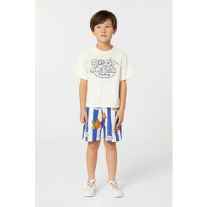 Kenzo Kids tricou de bumbac pentru copii culoarea bej, cu imprimeu imagine