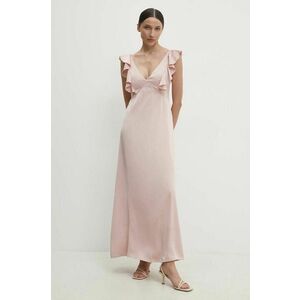 Answear Lab rochie culoarea roz, maxi, evazati imagine