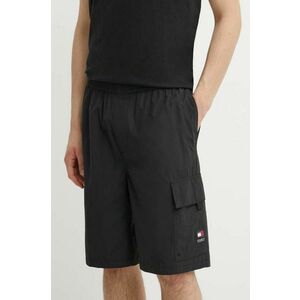 Tommy Jeans pantaloni scurți bărbați, culoarea negru, DM0DM18808 imagine