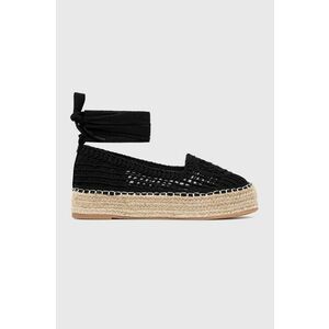 Answear Lab espadrile culoarea negru, cu platforma imagine