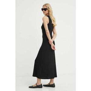 Marella rochie culoarea negru, midi, evazați, 2413621084200 2413620000000 imagine