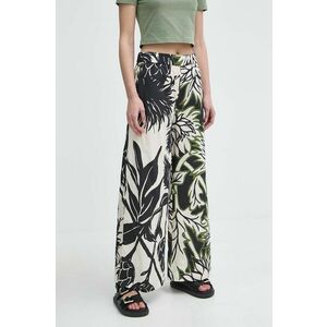 MAX&Co. pantaloni de bumbac drept, high waist, 2416131084200 2416130000000 imagine