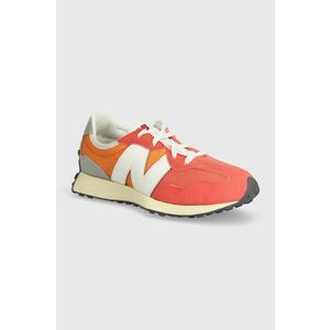 New Balance sneakers pentru copii GS327RF culoarea portocaliu imagine