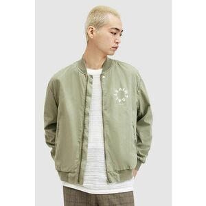 AllSaints geaca bomber TIERRA FADED BOMBER barbati, culoarea verde, de tranzitie, M006OA imagine