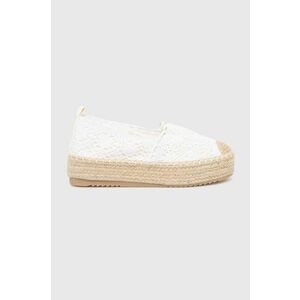 Answear Lab espadrile culoarea alb, cu platforma imagine