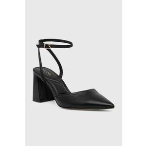 Aldo pantofi de piele Enerelia culoarea negru, cu toc drept, cu toc deschis, 13740427.Enerelia imagine