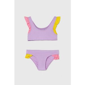 United Colors of Benetton costum de baie pentru copii din două piese culoarea violet imagine