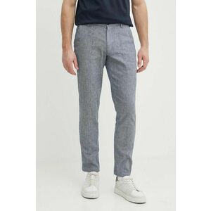 Michael Kors pantaloni din in culoarea albastru marin, drept imagine