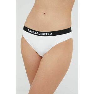 Karl Lagerfeld chiloti de baie culoarea alb imagine