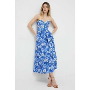 Bardot rochie mini, evazati imagine