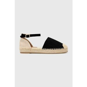 Answear Lab espadrile culoarea negru, cu platforma imagine