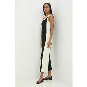 Answear Lab rochie culoarea negru, maxi, mulata imagine