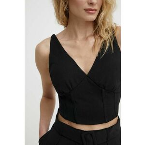 Answear Lab top culoarea negru, neted imagine