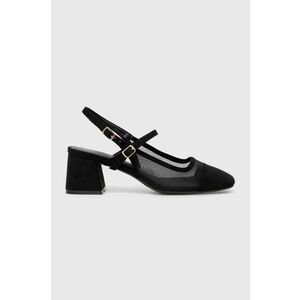 Answear Lab pumps culoarea negru, cu toc drept, cu toc deschis imagine