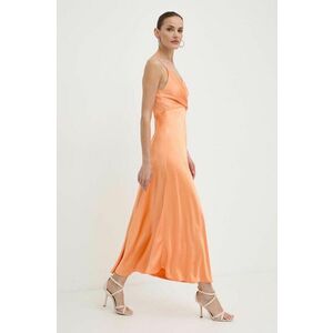 Marella rochie culoarea portocaliu, maxi, evazati, 2413221502200 imagine