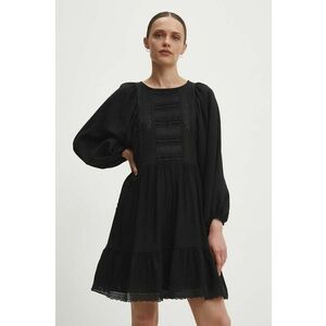 Answear Lab rochie culoarea negru, mini, evazati imagine