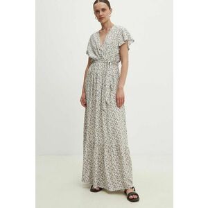 Answear Lab rochie culoarea alb, maxi, evazati imagine