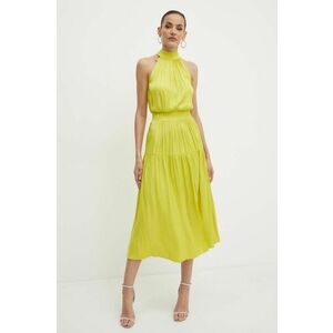 Morgan rochie RIDOL culoarea verde, maxi, drept, RIDOL imagine