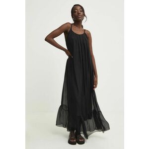 Answear Lab rochie culoarea negru, maxi, evazati imagine