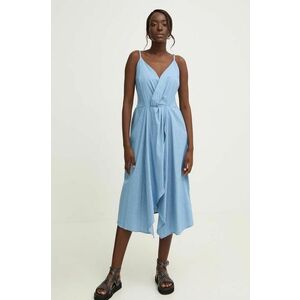 Answear Lab rochie midi, evazati imagine